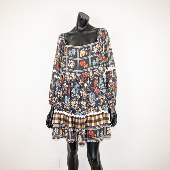 SPELL Women's Floral Tunic Dress Mystic size 2XL Boho - Picture 2 of 9